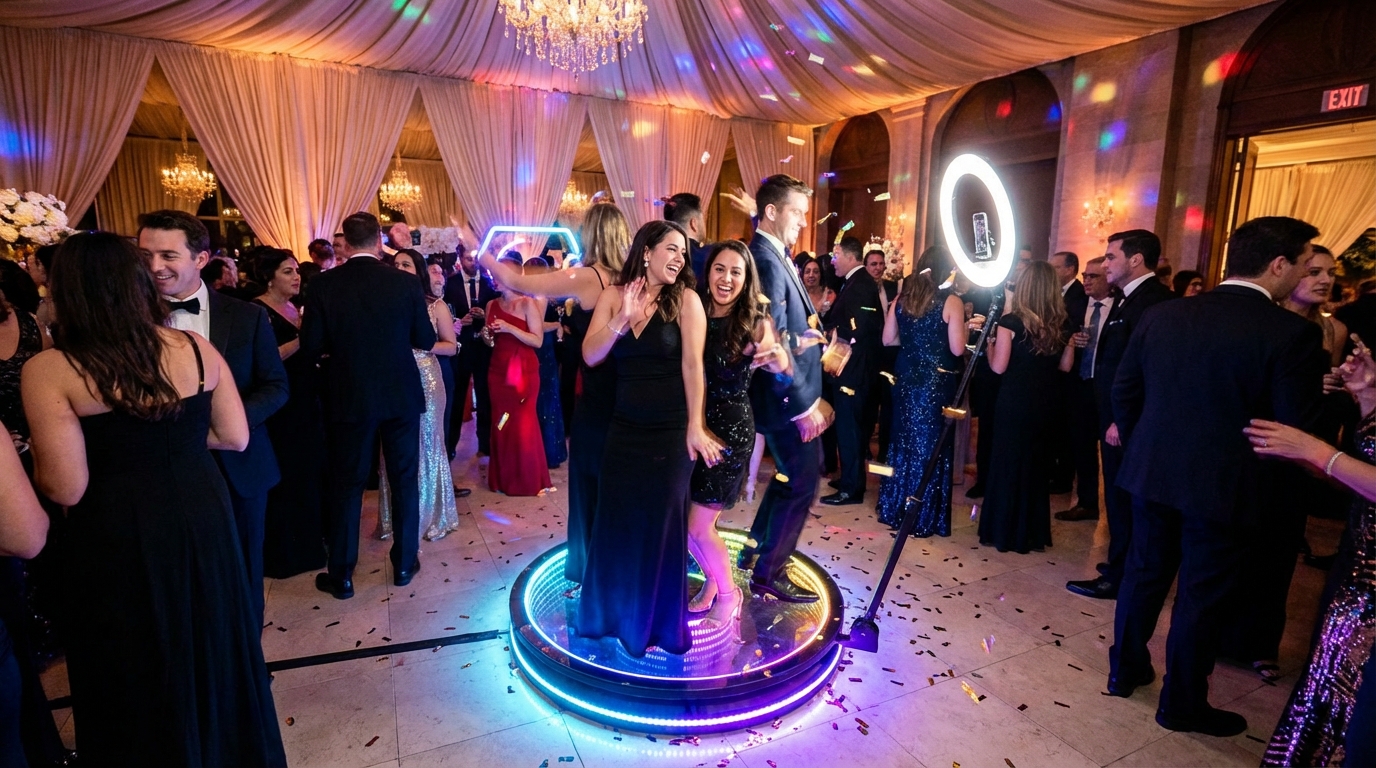 DC 360 Photo Booth Rental with Cutting-Edge Technology