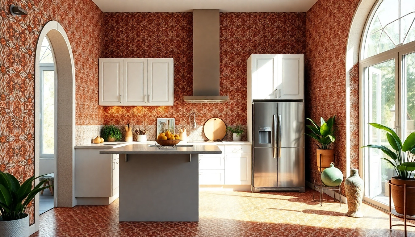 Tuiles zellige vibrantes présentées dans une cuisine marocaine moderne.
