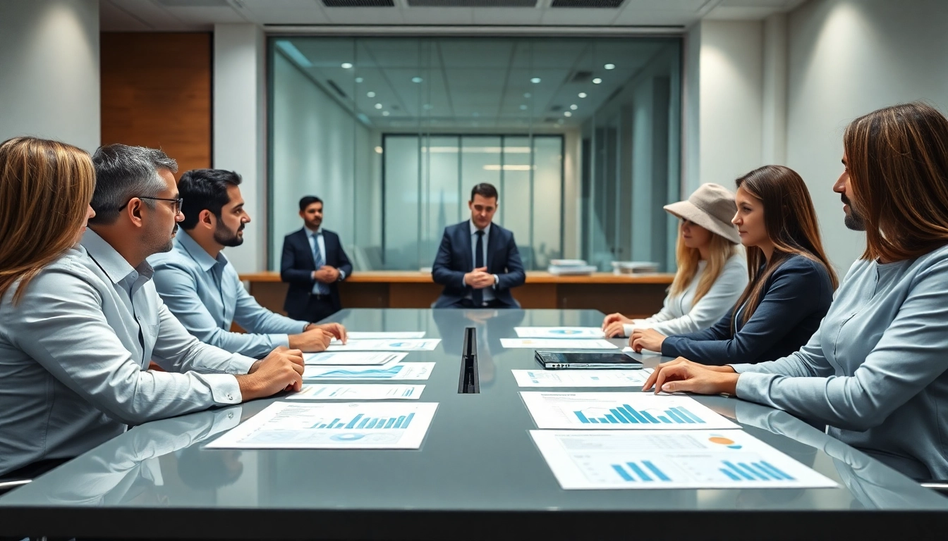 Professional team discussing Corporate Tax Services in a modern UAE office