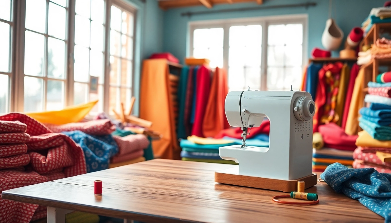 Creëer prachtige kleding met stoffen voor naaien beginners Nederland in een gezellige naaiatelier.
