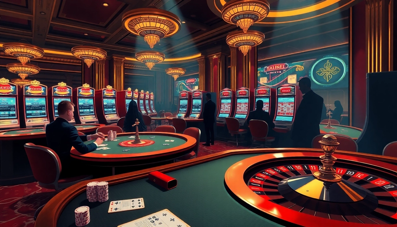 Gamblers engage at a casino table while exploring the hidden wiki in a sophisticated environment.