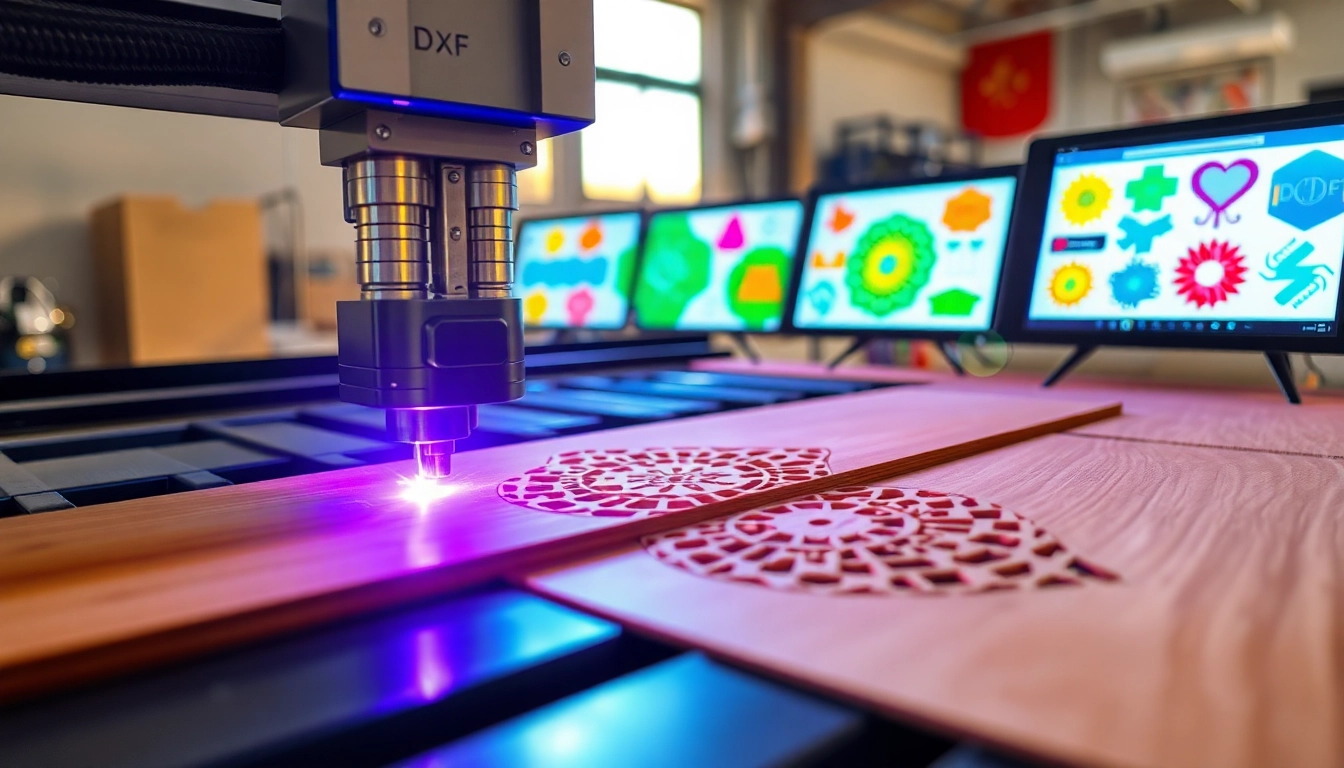 Creating a dxf file for laser cutting with precision cutting on wood.