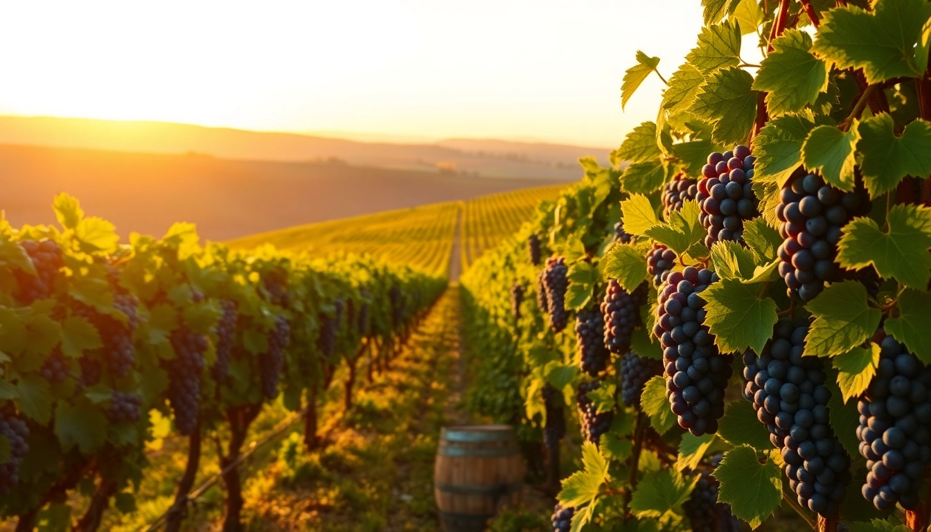 Discover the beauty of Clarksburg ca wineries with lush vineyards and ripe grapes ready for harvest.