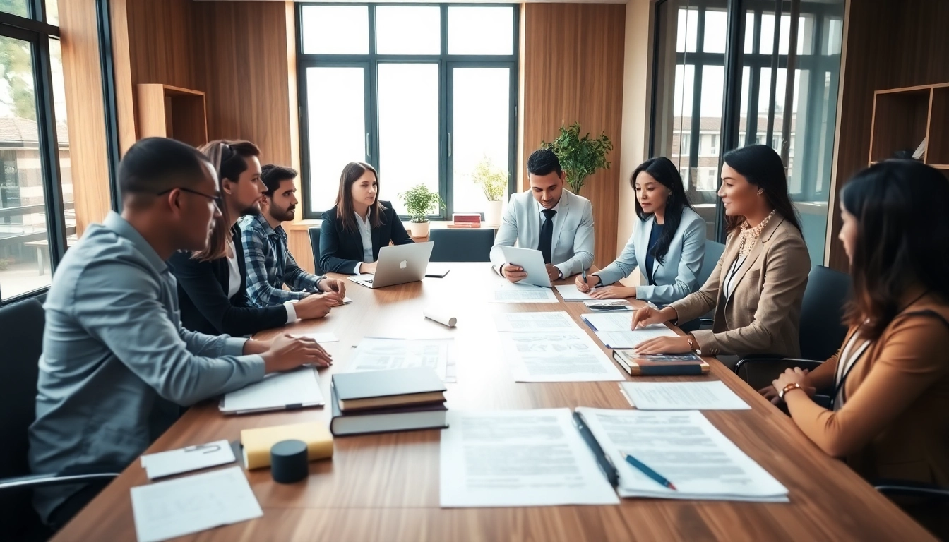 Contract drafting services India provided by a professional team in a collaborative legal office.
