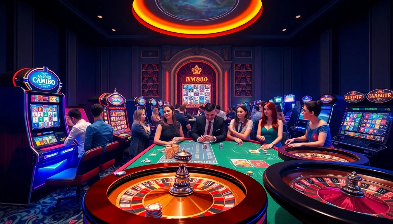 Experience the thrilling environment of MM88, where slot machines and poker tables bring excitement to online gaming.