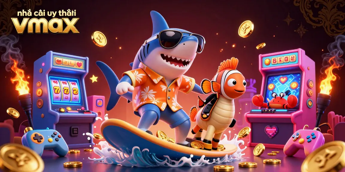 Experience the thrill of gambling at nhà cái uy tín Vmax with exciting casino games and vibrant 3D illustrations.