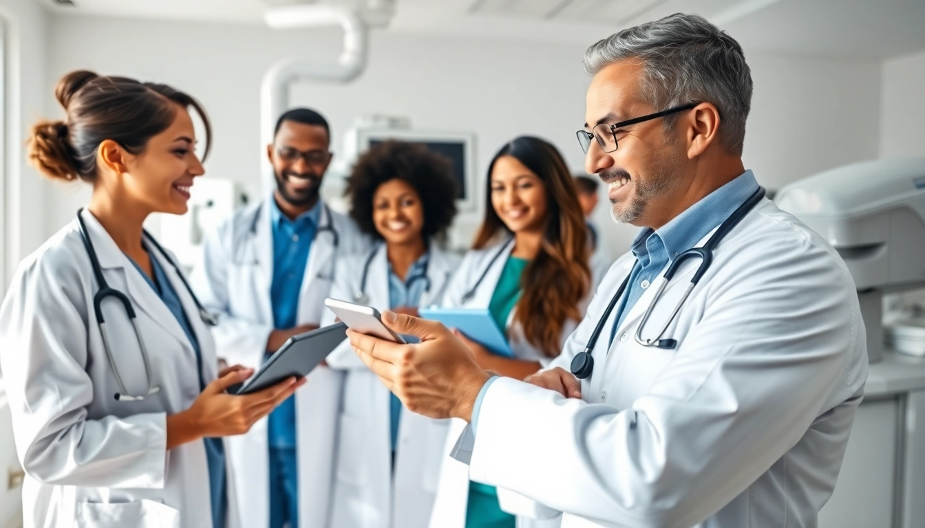 Engaged healthcare professionals enhancing community Health with collaboration and innovation.