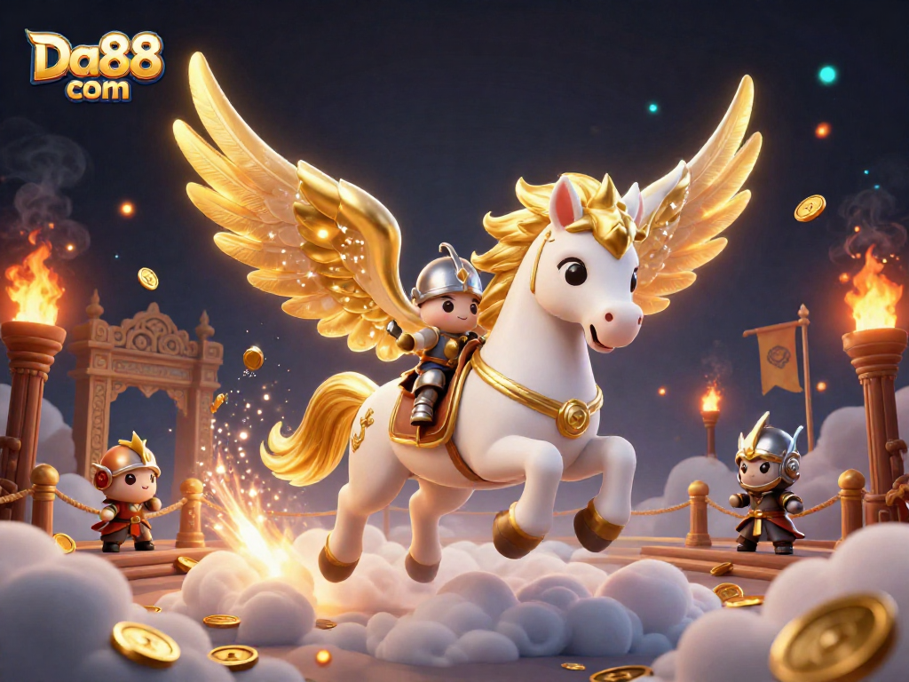 Engage in thrilling gameplay with Da88 com surrounded by exciting casino elements.