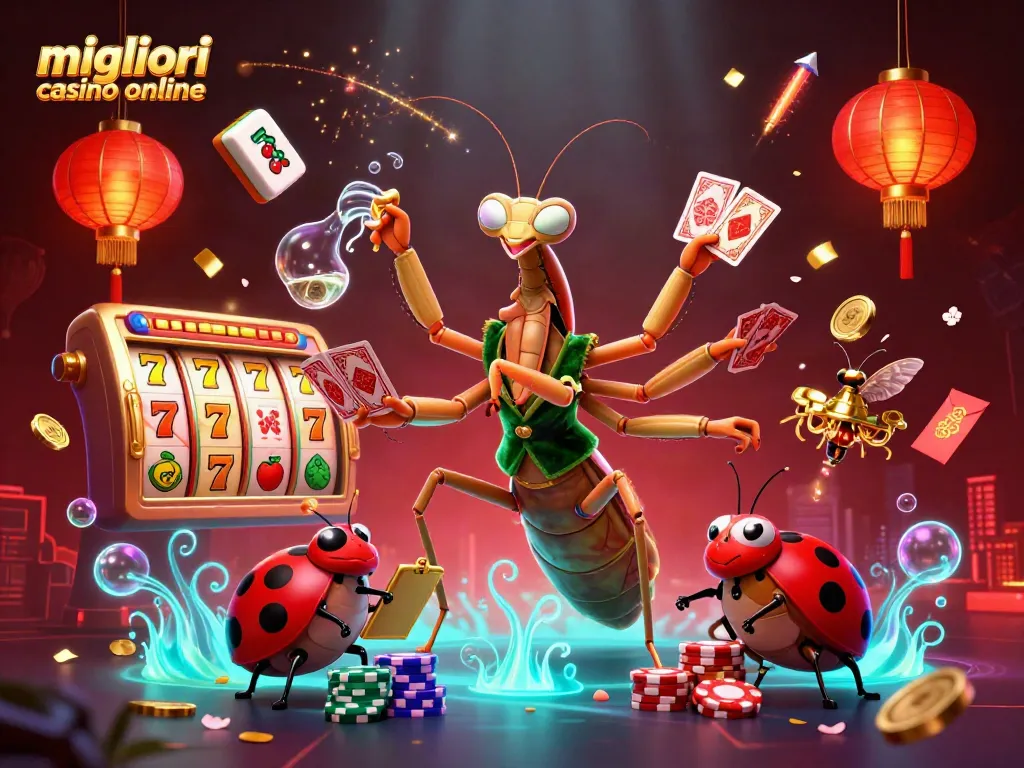 Gioca nei migliori casino online per vincere con slot e jackpot, mentre ti godi un'illustrazione vivace.