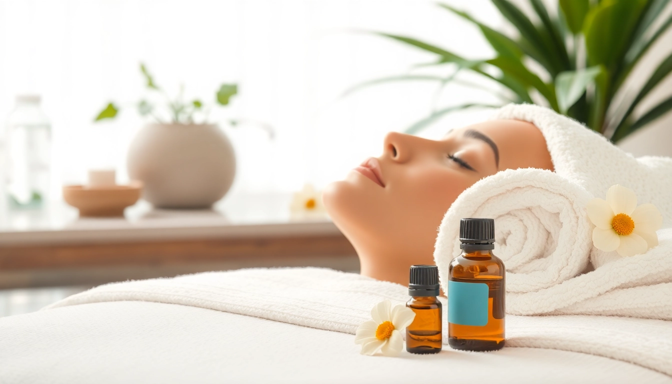 Experience bliss with a calming facial spa near me, showcasing a relaxing treatment environment.