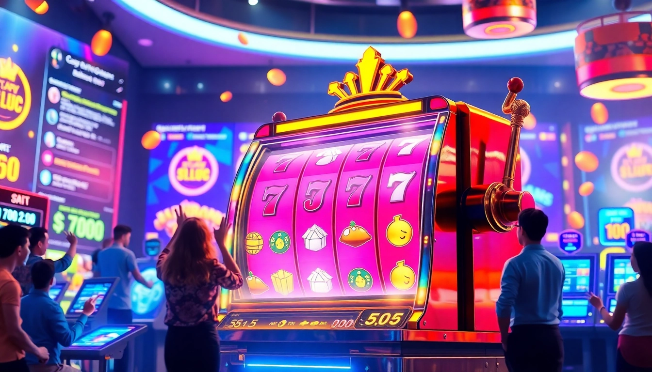 Raih pengalaman menarik bermain ondel4d slot dengan mesin yang berwarna-warni dan pemain yang antusias.