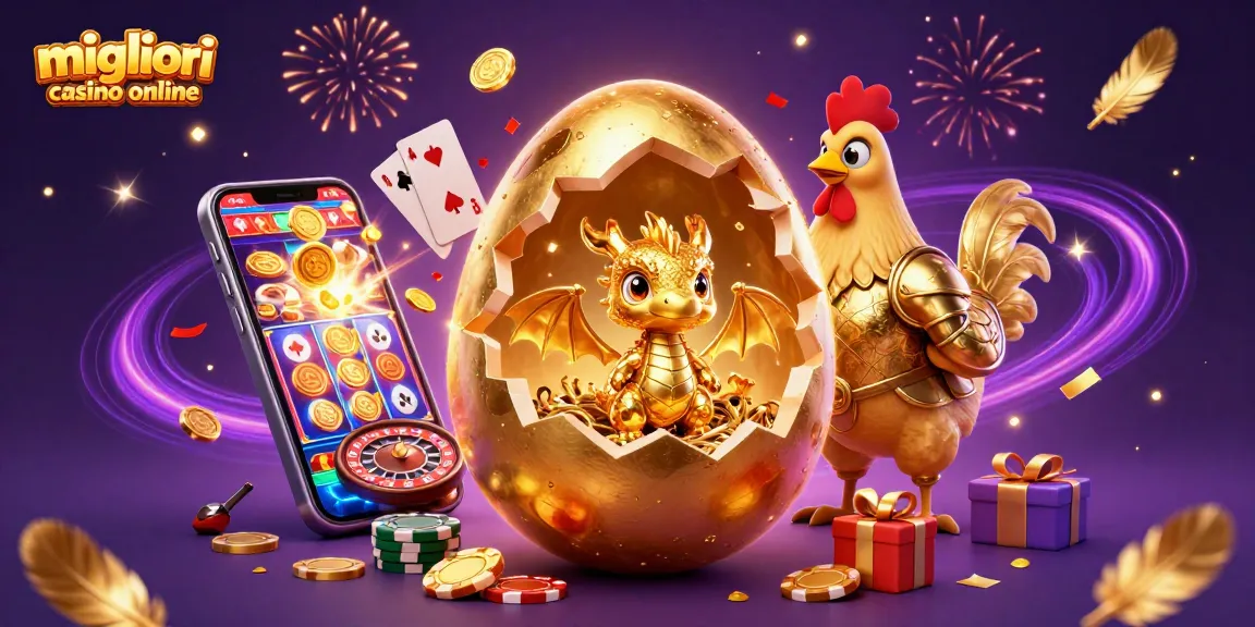 Gioca nei migliori casino online con il drago d'oro in un'atmosfera di festa e premi