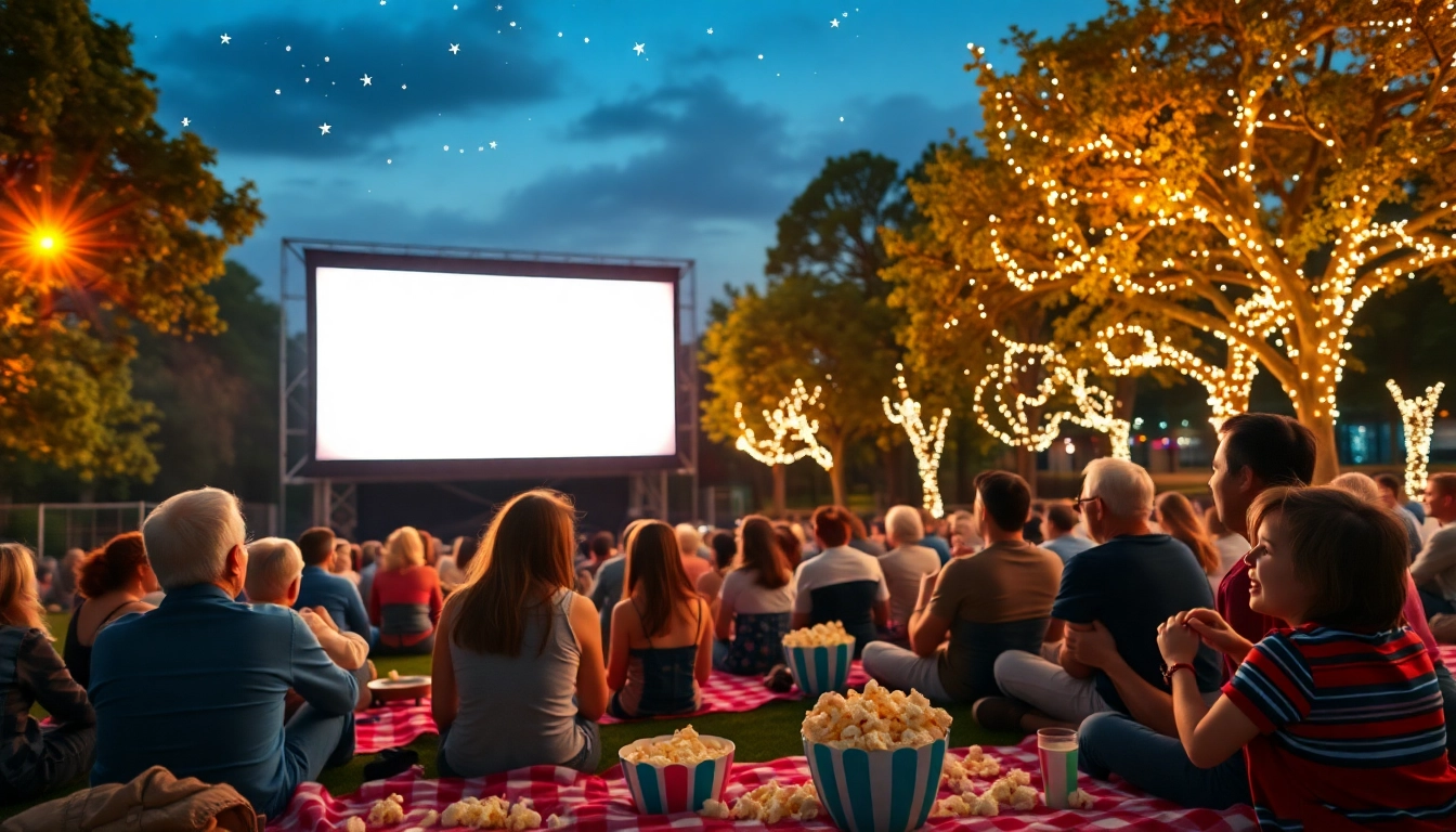 ดูหนังออนไลน์ สนุกสนานกับการชมภาพยนตร์กลางแจ้งในบรรยากาศสบาย ๆ