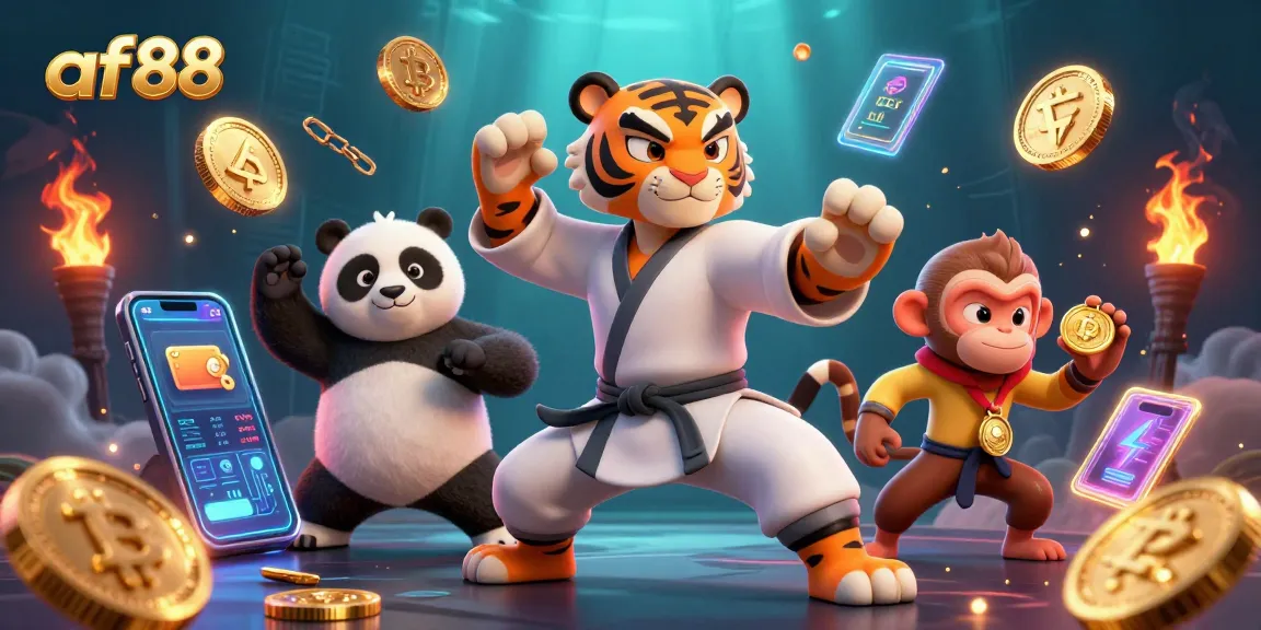 Enjoy the thrilling gameplay with af88's vibrant casino atmosphere featuring dynamic characters.