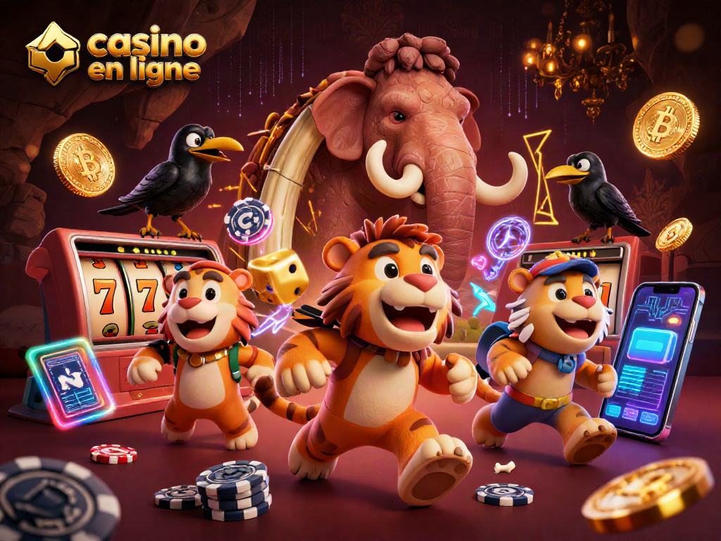 jouez au casino en ligne retrait immédiat avec des personnages en 3D amusants et riches en couleurs