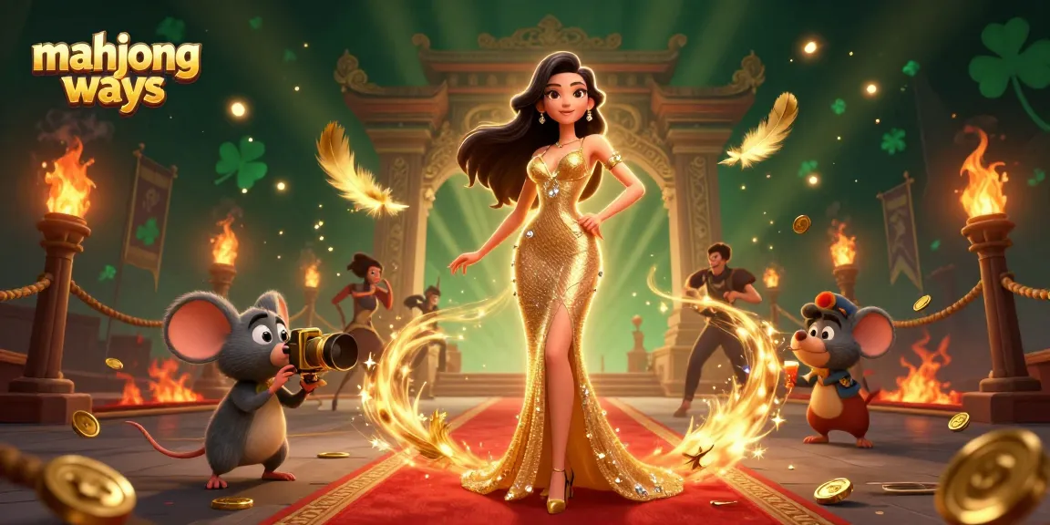 Experience mahjong ways with a glamorous 3D scene featuring immersive gambling elements and dazzling visuals.