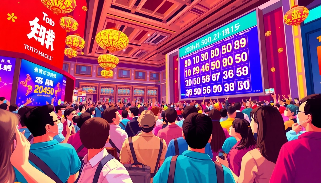 Mengalami keberuntungan bersama Toto Macau saat undian berlangsung di acara yang meriah.