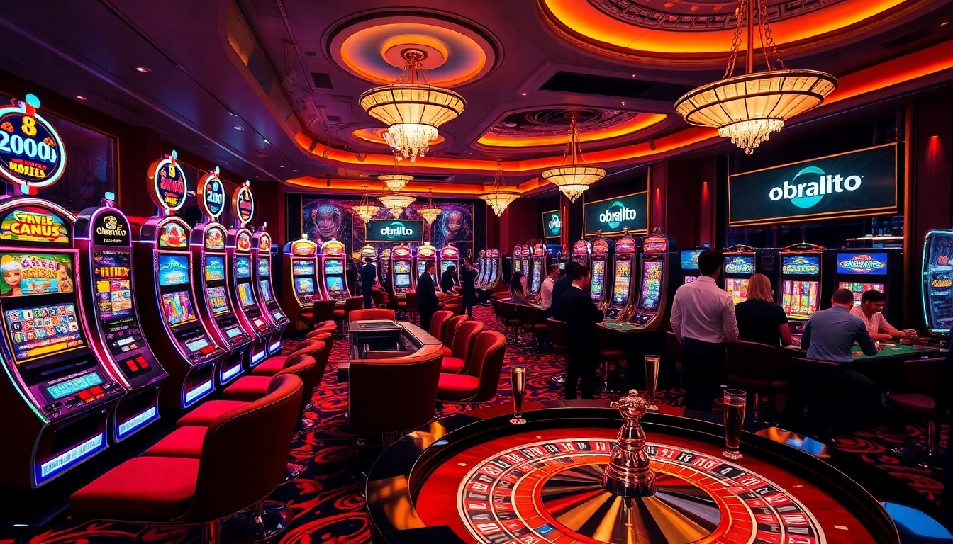 Rasakan aksi permainan yang mendebarkan dengan mesin slot obraltoto yang penuh warna dan meja roulette.