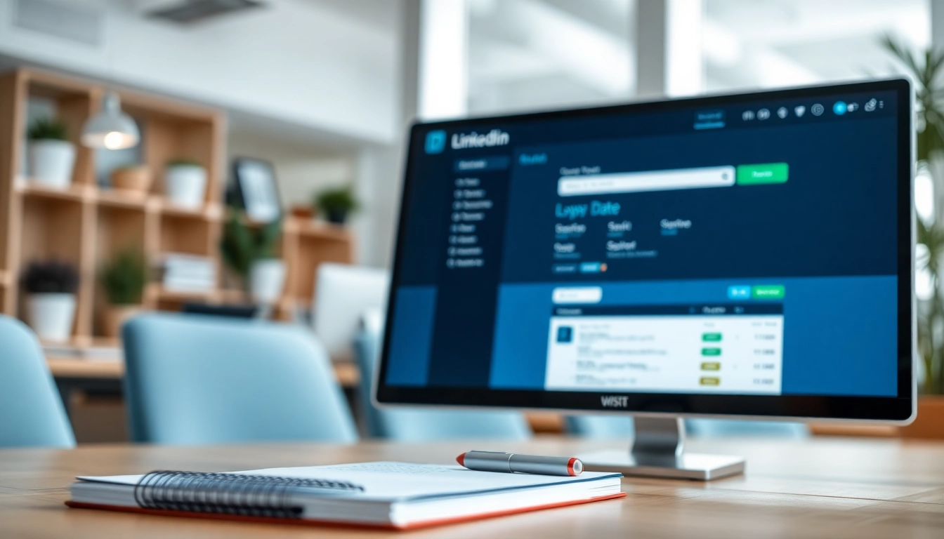 Use sales navigator scraper to extract valuable data on a professional computer interface.