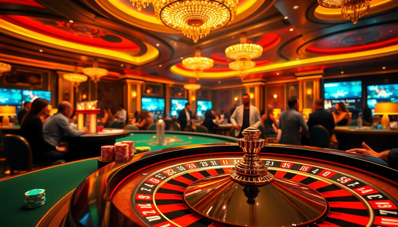 Experience the excitement of html porn games while playing at a vibrant casino table with roulette and poker.