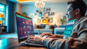 Menampilkan pengalaman bermain togel online dengan tampilan modern dan interaksi aktif pengguna