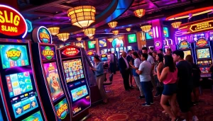 Mainkan Unogg slot game dengan suasana kasino yang energik dan seru.