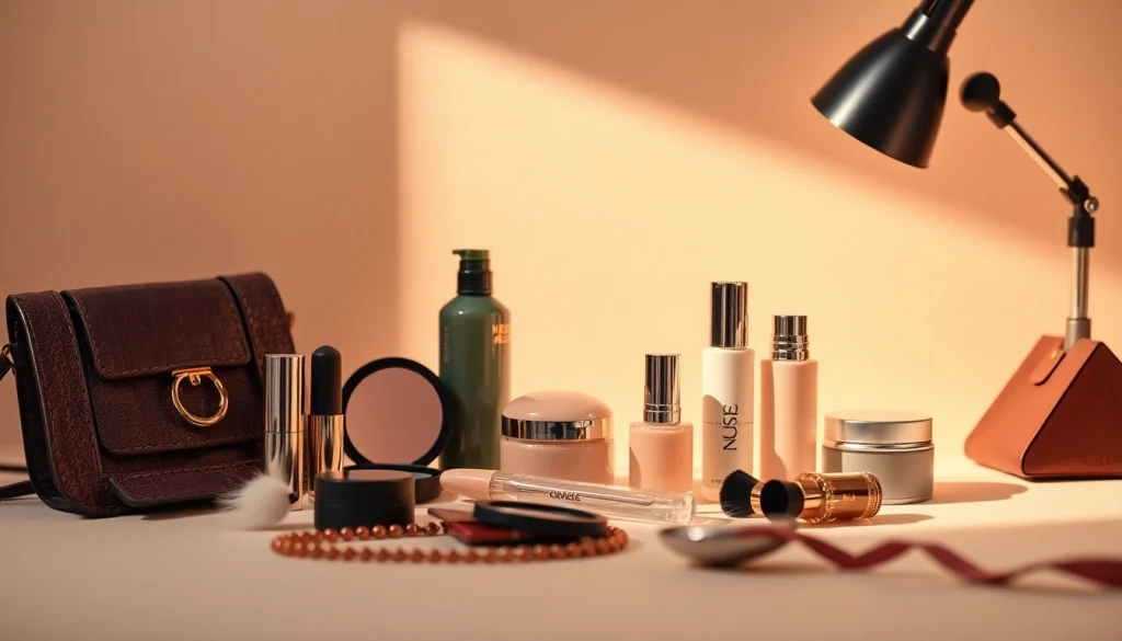 Professional product photography showcasing cosmetics and fashion accessories in Milan
