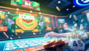 Menampilkan pengalaman bermain koi800 togel dengan grafik digital yang dinamis dan antusiasme tinggi.