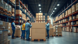 Find a reliable warehouse near me while viewing a collaborative logistics environment.