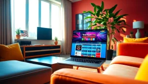 Menampilkan pengalaman bermain toto togel resmi dalam suasana modern dan energik.