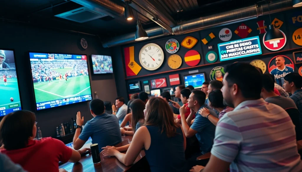 Experience the energy of the best sports betting sites in Mexico in a vibrant betting atmosphere.