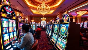 Mainkan luxury138 slot di kasino yang mewah dengan pemain menikmati pengalaman judi yang tak terlupakan.