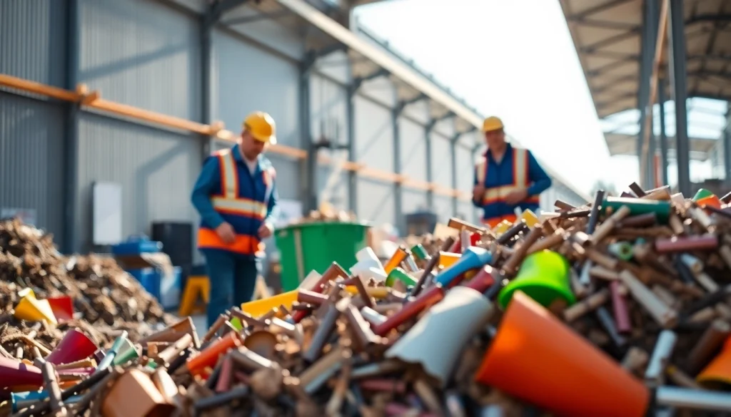Schrotthändler Oberhausen sortiert Altmetalle fachgerecht.