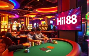 Hi88 Casino: Experience thrilling poker games, vibrant slot machines, and intense roulette action.