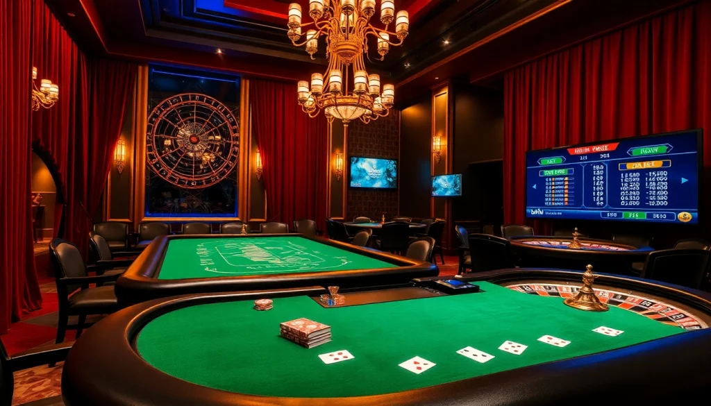 Nohu-themed casino scene showcasing a high-stakes poker table with professional players.