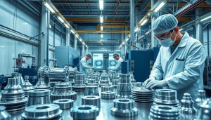 Plating on high silicone aluminium Malaysia in a modern manufacturing facility.