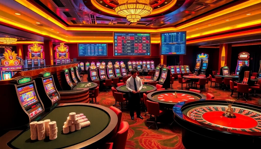 Luck8 casino offers engaging games with vibrant slot machines, poker, and roulette tables.