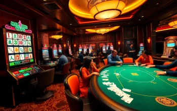 Spin the mahjong ways 2 slot machine in this vibrant casino atmosphere, showcasing gameplay excitement.
