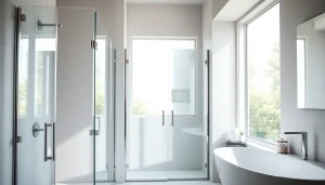 Shop stunning shower doors UK for a modern bathroom with sleek designs.