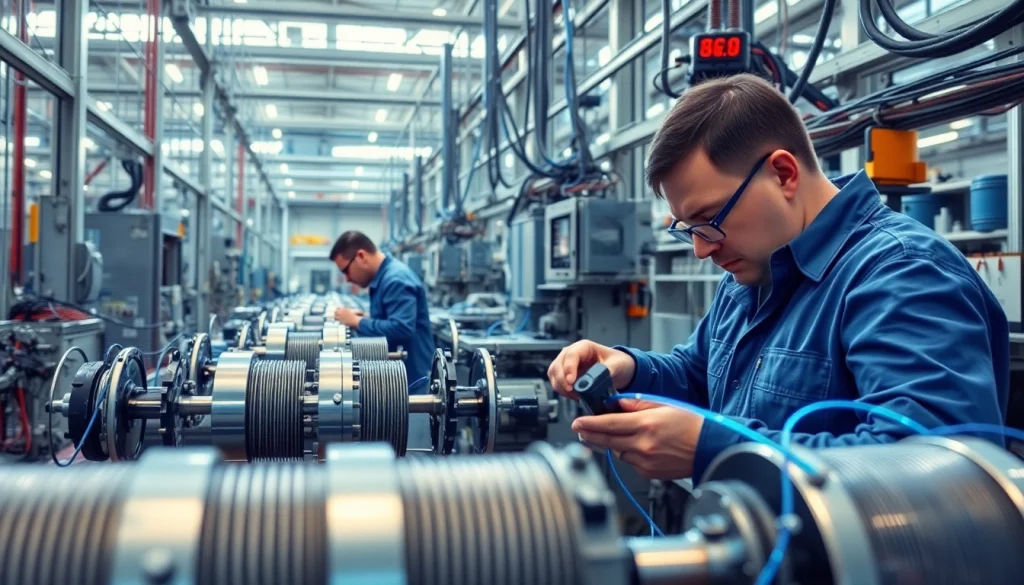 Wire Manufacturer showcasing intricate assembly lines in a modern facility