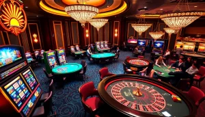 Experience the thrill of gaming at https://febet8.com with vibrant casino visuals and engaging players.