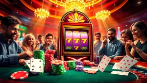 Play exciting slot 2d games with vibrant visuals and engaging gameplay in a lively casino setting.