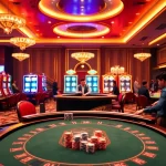 Engaging players enjoying thrilling games at https://rr88c.mobi/ online casino with vibrant atmosphere.