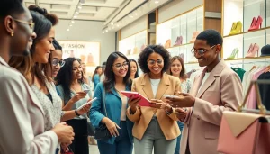 레플리카쇼핑몰에서 다양한 패션 아이템을 탐색하는 사람들의 생동감 넘치는 장면