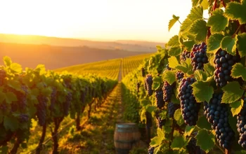 Discover the beauty of Clarksburg ca wineries with lush vineyards and ripe grapes ready for harvest.