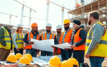 Boosting construction workforce development through teamwork on a busy construction site.